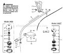Part Location Diagram of 530093716 Weed Eater Dust Cup-Die Cast(H